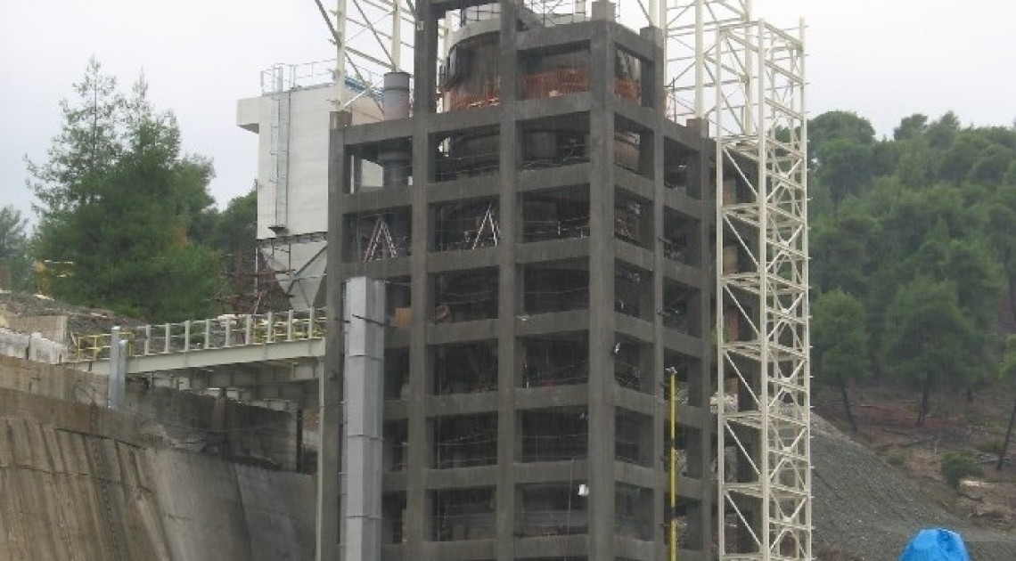 Strengthening design of 10storey concrete industrial building