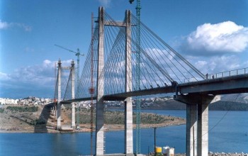 Δοκιμαστική φόρτιση γέφυρας Ευρίπου