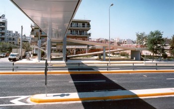 Πεζογέφυρα επί της οδού Χαμοστέρνας